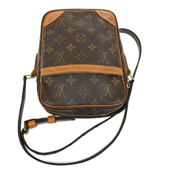 LOUIS VUITTON Danube Shoulder Bag Monogram Leather Brown France - Picture 6 of 16